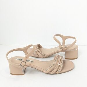 Karl Lagerfeld leather Tori sandals